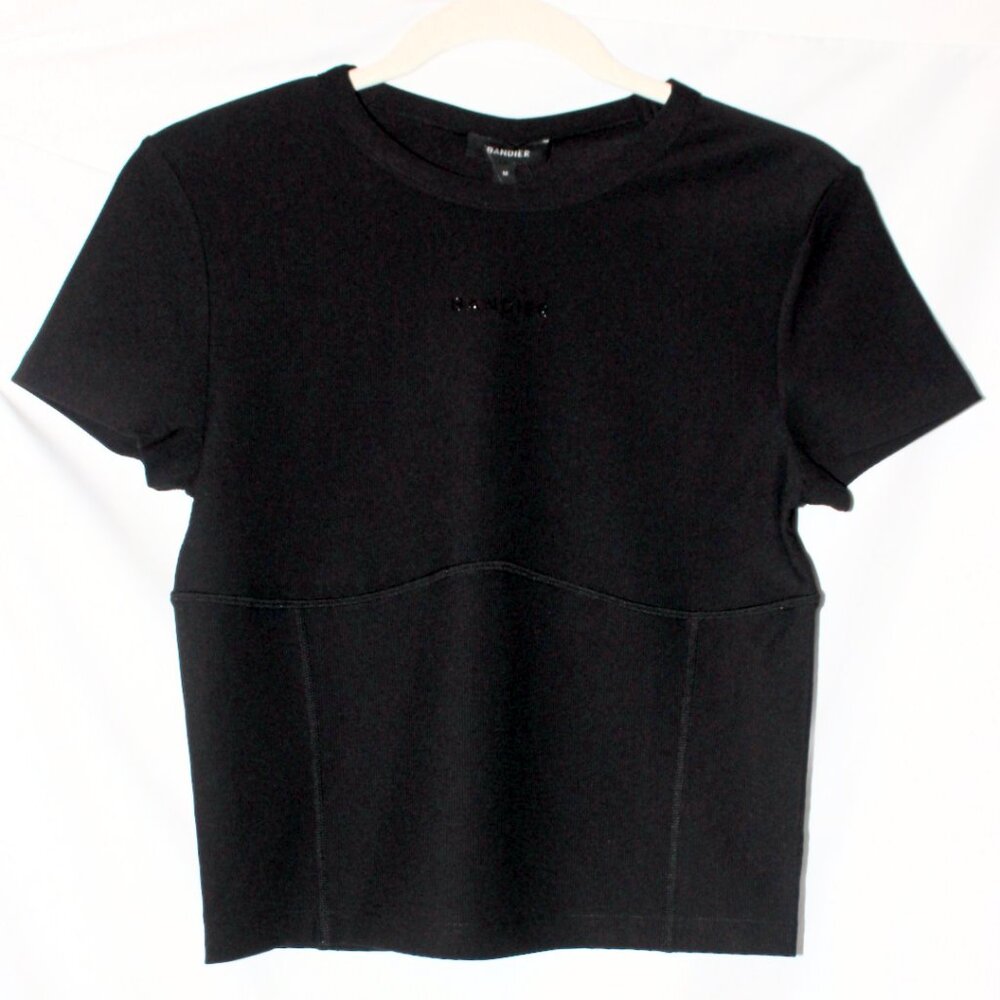 NWT Bandier Aperitif Crop Tee Size M
